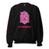 Women’s Graffiti Fleece Sweatshirt – Pink S - Kingz Crown Calli - Graff | Hip - Hop Streetwear Sweatshirt - Stykonz Graffiti Streetwear