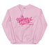 Women’s Graffiti Fleece Sweatshirt – Stykonz Pink G - Tag | Hip - Hop Streetwear Sweatshirt - Stykonz Graffiti Streetwear