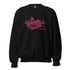 Women’s Graffiti Fleece Sweatshirt – Stykonz Pink G - Tag | Hip - Hop Streetwear Sweatshirt - Stykonz Graffiti Streetwear