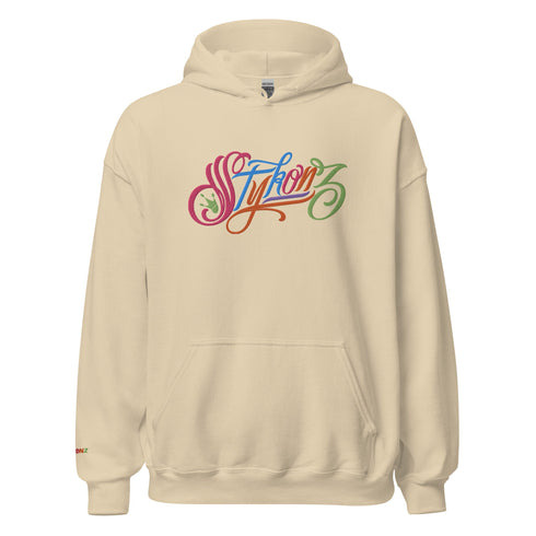 Women’s Graffiti Hoodie – XL Embroidered Candy Scriptkonz | Hip - Hop Streetwear Hoodie - Stykonz Graffiti Streetwear