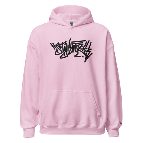 Women’s Graffiti Hoodie – XL Embroidered Stykonz feat Black City Tagz | Hip - Hop Streetwear Hoodie - Stykonz Graffiti Streetwear