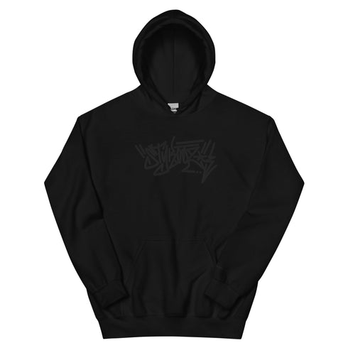 Women’s Graffiti Hoodie – XL Embroidered Stykonz feat Black City Tagz | Hip - Hop Streetwear Hoodie - Stykonz Graffiti Streetwear