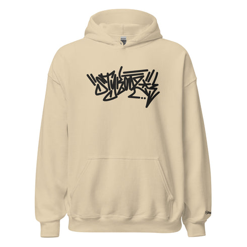 Women’s Graffiti Hoodie – XL Embroidered Stykonz feat Black City Tagz | Hip - Hop Streetwear Hoodie - Stykonz Graffiti Streetwear