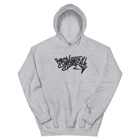 Women’s Graffiti Hoodie – XL Embroidered Stykonz feat Black City Tagz | Hip - Hop Streetwear Hoodie - Stykonz Graffiti Streetwear