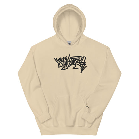 Women’s Graffiti Hoodie – XL Embroidered Stykonz feat Black City Tagz | Hip - Hop Streetwear Hoodie - Stykonz Graffiti Streetwear
