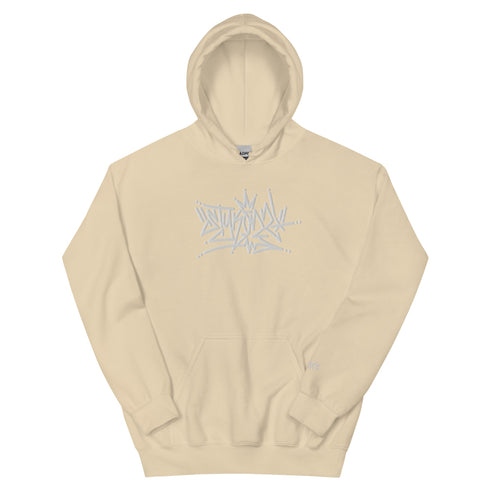 Women’s Graffiti Hoodie – XL Embroidered Stykonz feat White Crown Tagz | Hip - Hop Streetwear Hoodie - Stykonz Graffiti Streetwear