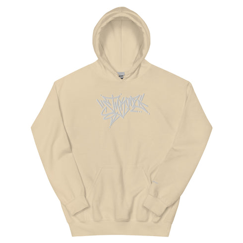 Women’s Graffiti Hoodie – XL Embroidered Stykonz feat White Wall Tagz | Hip - Hop Streetwear Hoodie - Stykonz Graffiti Streetwear