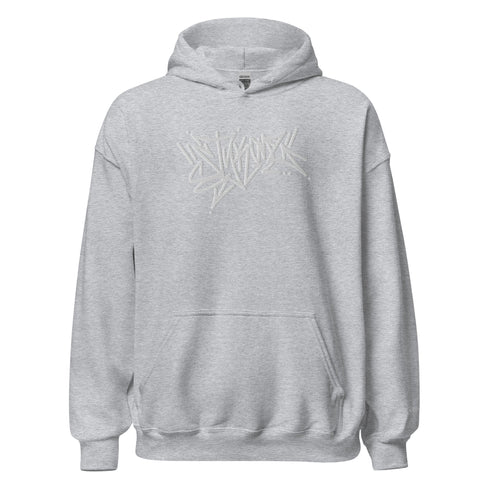 Women’s Graffiti Hoodie – XL Embroidered Stykonz feat White Wall Tagz | Hip - Hop Streetwear Hoodie - Stykonz Graffiti Streetwear
