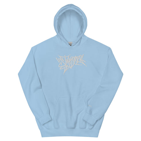 Women’s Graffiti Hoodie – XL Embroidered Stykonz feat White Wall Tagz | Hip - Hop Streetwear Hoodie - Stykonz Graffiti Streetwear