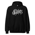 Women’s Graffiti Hoodie – XL Embroidered White Scriptkonz | Hip - Hop Streetwear Hoodie - Stykonz Graffiti Streetwear
