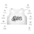 Women's Graffiti Padded Sports Bra Black on White Scriptkonz - Stykonz Graffiti Streetwear