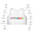 Women's Graffiti Padded Sports Bra Candy Stykonz Block - Stykonz Graffiti Streetwear