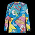 Women's Graffiti Rash Guard 90's Elements Throw Ups and Tags - Stykonz Graffiti Streetwear