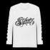 Women's Graffiti Rash Guard Black on White Scriptkonz - Stykonz Graffiti Streetwear