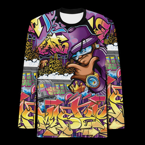 Women's Graffiti Rash Guard The Train Master NY Wildstyle - Stykonz Graffiti Streetwear