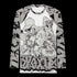 Women's Graffiti Rash Guard White Chromium NY Wildstyle feat El - Cappy Buttonz - Stykonz Graffiti Streetwear