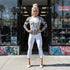 Women's Graffiti Rash Guard White Chromium NY Wildstyle feat El - Cappy Buttonz - Stykonz Graffiti Streetwear