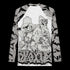 Women's Graffiti Rash Guard White Chromium NY Wildstyle feat El - Cappy Buttonz - Stykonz Graffiti Streetwear
