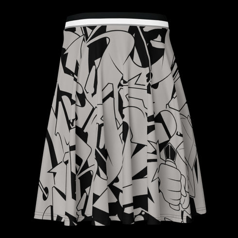 Women's Graffiti Skirt Chromium NY Wildstyle feat El - Cappy - Stykonz Graffiti Streetwear