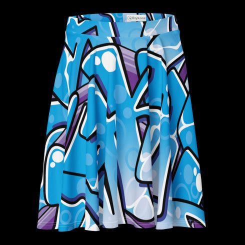 Women's Graffiti Skirt Ice Blockbuster - Stykonz Graffiti Streetwear