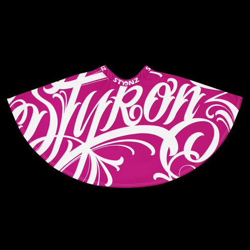 Women's Graffiti Skirt Stykonz Hot Pink Script - Stykonz Graffiti Streetwear