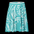 Women's Graffiti Skirt Stykonz Turquoise Script - Stykonz Graffiti Streetwear