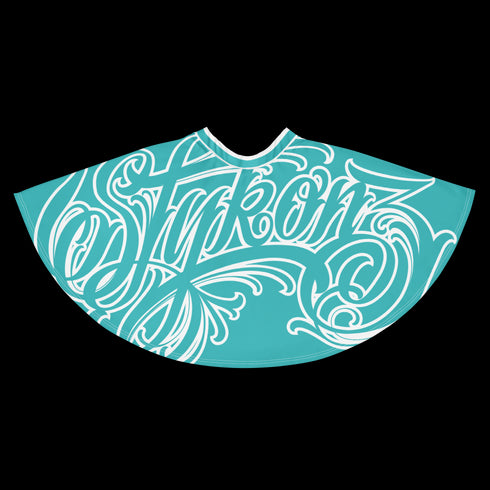 Women's Graffiti Skirt Stykonz Turquoise Script - Stykonz Graffiti Streetwear