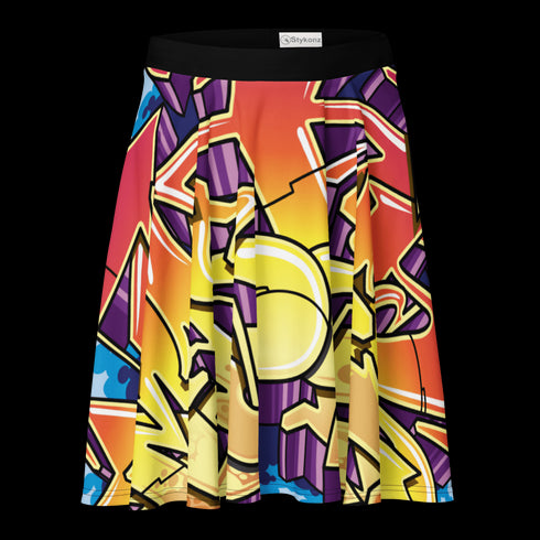 Women's Graffiti Skirt The Train Master NY Wildstyle - Stykonz Graffiti Streetwear