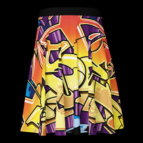 Women's Graffiti Skirt The Train Master NY Wildstyle - Stykonz Graffiti Streetwear