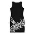 Women's Graffiti Summer Dress Black Style Master Tag - Stykonz Graffiti Streetwear