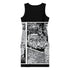 Women's Graffiti Summer Dress B&W Comic Stykonz 1 - Stykonz Graffiti Streetwear