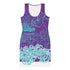 Women's Graffiti Summer Dress Stykonz Purple Mix Script - Stykonz Graffiti Streetwear