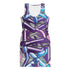 Women's Graffiti Summer Dress Stykonz Purple Wildstyle - Stykonz Graffiti Streetwear
