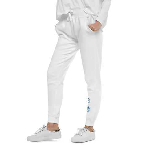 Women's Graffiti Sweatpants feat B - Blue Scriptkonz II - Stykonz Graffiti Streetwear