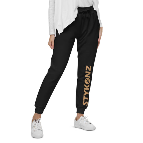 Women's Graffiti Sweatpants feat Stykonz Crown Gold - Stykonz Graffiti Streetwear