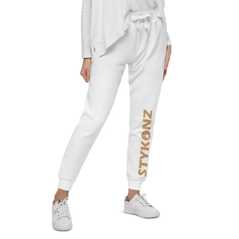 Women's Graffiti Sweatpants feat Stykonz Crown Gold - Stykonz Graffiti Streetwear