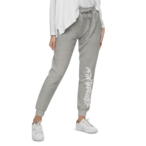 Women's Graffiti Sweatpants feat White Stykonz TAGZ - Stykonz Graffiti Streetwear