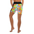 Women's Graffiti Yoga Shorts feat Black Candy - Stykonz Graffiti Streetwear