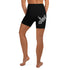 Women's Graffiti Yoga Shorts feat Black Style Master Tag - Stykonz Graffiti Streetwear