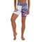Women's Graffiti Yoga Shorts feat Stykonz Purple Wildstyle - Stykonz Graffiti Streetwear