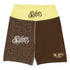 Women's Graffiti Yoga Shorts feat Sundown - Stykonz Graffiti Streetwear