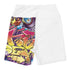 Women's Graffiti Yoga Shorts feat The Train Master - Stykonz Graffiti Streetwear