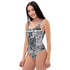 Grafkini™ Women's Graffiti One - Piece Swimsuit B&W Comic Stykonz 1 - Stykonz Graffiti Streetwear