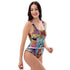 Grafkini™ Women's Graffiti One - Piece Swimsuit Comic Stykonz 1 - Stykonz Graffiti Streetwear