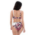 Grafkini™ Women's High Waisted Graffiti Bikini Black Cherry Mild Wildstyle - Stykonz Graffiti Streetwear