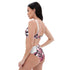 Grafkini™ Women's High Waisted Graffiti Bikini Black Cherry Mild Wildstyle - Stykonz Graffiti Streetwear