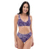Grafkini™ Women's High Waisted Graffiti Bikini Purple Ghost Master - Stykonz Graffiti Streetwear