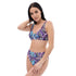 Grafkini™ Women's High Waisted Graffiti Bikini Purple Wildstyle - Stykonz Graffiti Streetwear