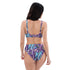 Grafkini™ Women's High Waisted Graffiti Bikini Purple Wildstyle - Stykonz Graffiti Streetwear