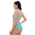 Grafkini™ Women's High Waisted Graffiti Bikini Turquoise Ghost Master - Stykonz Graffiti Streetwear